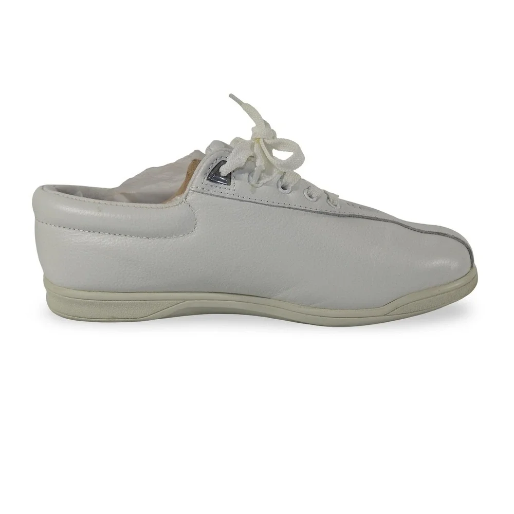 Easy Spirit AP1 Leather‎ Casual Sneakers Womens 9W White Walking Shoes ESAP1